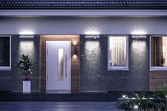 Одноэтажный дом с мастер-спальней.