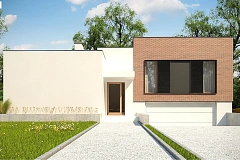 Современный дом минималистичного дизайна с подвалом