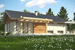 Аккуратный дом с подвалом и тренажерным залом.