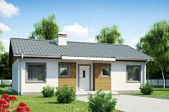 Функциональный и практичный проект дома Z7 в каркасном исполнении