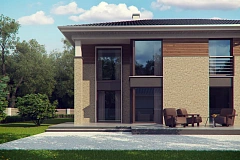 Комфортная двухэтажная усадьба с гаражом на 2 авто