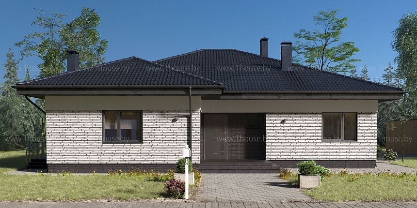 Дом на пять спален.