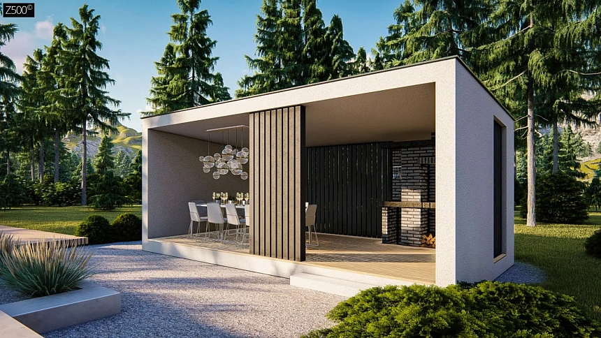 Современная беседка