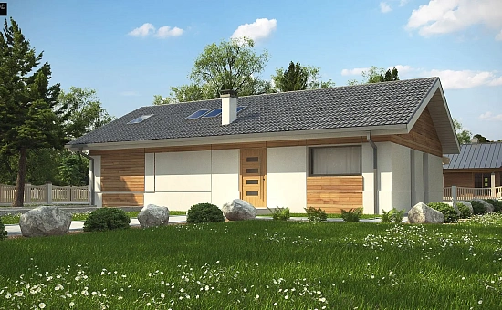 Аккуратный дом с подвалом и тренажерным залом.