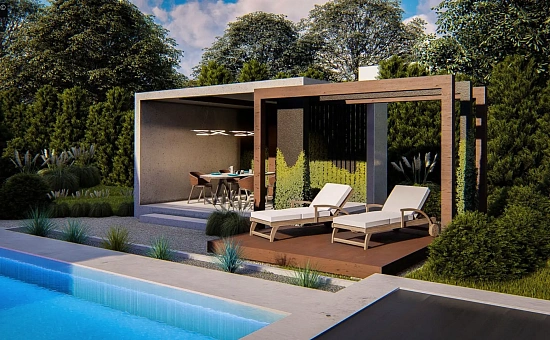 Современная беседка