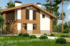 Проект бани с дополнительными комнатами отдыха