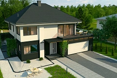 Версия проекта Zx10 с измененной планировкой и плитами перекрития