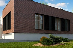 Современный дом минималистичного дизайна с подвалом