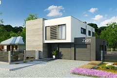 Современный двухэтажный дом&nbsp;&nbsp;с 5 спальнями