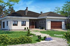 Одноэтажный просторный дом с 4мя спальнями.