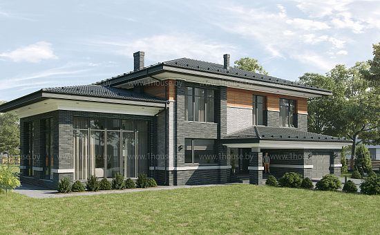 Двухэтажный дом с 5ю комнатами.