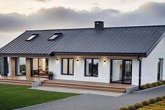 Уютный и стильный одноэтажный дом с вторым светом – 4 спальни в современном дизайне