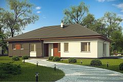 Комфортный одноэтажный дом в традиционном стиле