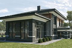 Двухэтажный дом с 5ю комнатами.