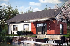 Вариант проекта дома Z241 адаптированного под сейсмику