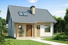 Практичный функциональный дом, недорогой в строительстве и эксплуатации.