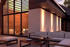 Увеличенная версия Z402 одноэтажного дома с гаражом на два автомобиля