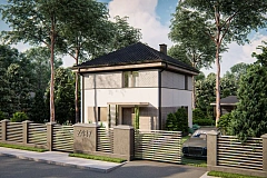 Функциональный двухэтажный дом