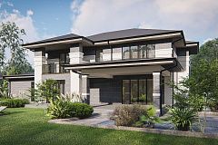 Комфортный вариант современного двухэтажного дома