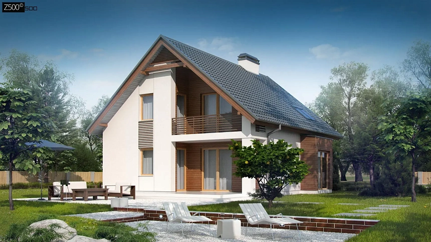 Вариант Z166 с плитами перекрытия