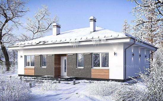 Одноэтажный дом с мастер-спальней.