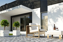 Проект коттеджа на две семьи с возможностью последовательной застройки