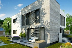 Современный двухэтажный дом&nbsp;&nbsp;с 5 спальнями