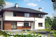 Вариант Z159 просторного двухэтажного дома с подвалом