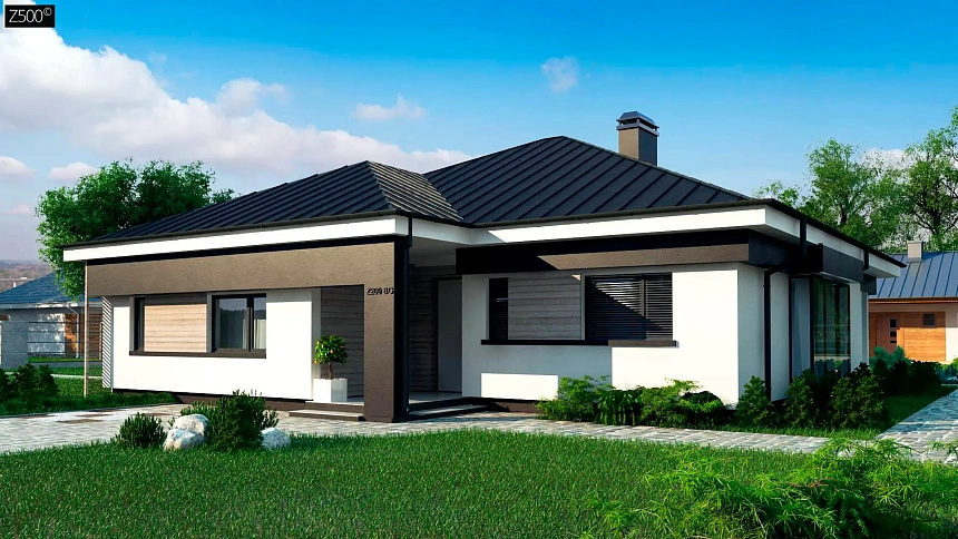 Версия проекта Z200 без гаража с электрокотлом