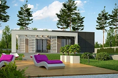 Современный дом для небольшой семьи