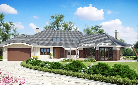 Изысканная резиденции с прекрасно продуманным интерьером.