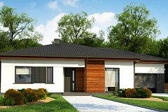 Удобный одноэтажный дом небольшой площади