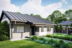 Выгодный небольшой одноэтажный дом с тремя спальнями.