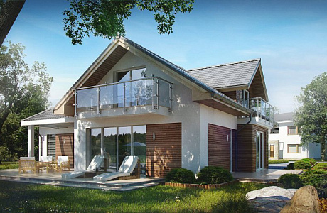 Приобретая типовой, уже готовый проект дома с мансардой, вы еще экономите и на этом. Такие дома могут строятся в несколь...