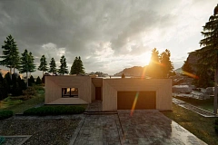 Cовременный проект дома Zx269