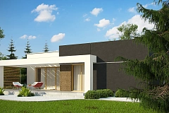 Увеличенная версия проекта Zx105 с гардеробными в каждой спальне.