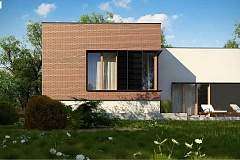 Современный дом минималистичного дизайна с подвалом