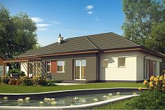 Комфортный одноэтажный дом в традиционном стиле