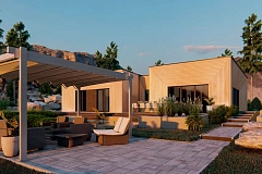 Cовременный проект дома Zx269