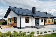 Дом с просторной гостиной и 2ым светом.