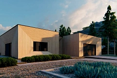 Cовременный проект дома Zx269