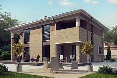 Комфортная двухэтажная усадьба с гаражом на 2 авто