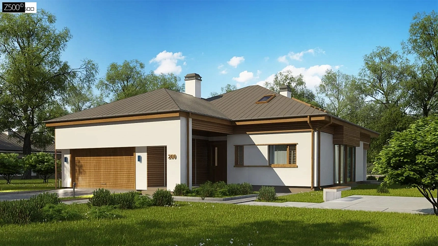 Вариант проекта Z200 c мансардой