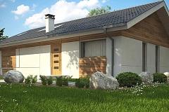 Аккуратный дом с подвалом и тренажерным залом.