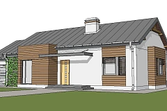 Вариант проекта Z93 с гаражом на одну машину