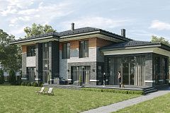 Двухэтажный дом с 5ю комнатами.