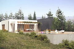 Функциональный одноэтажный дом исключительного современного дизайна.