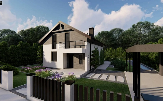 Увеличенная версия мансардного дома Z38