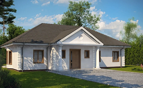 Зеркальный вариант увеличенного дома Z2