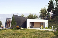 Функциональный одноэтажный дом исключительного современного дизайна.